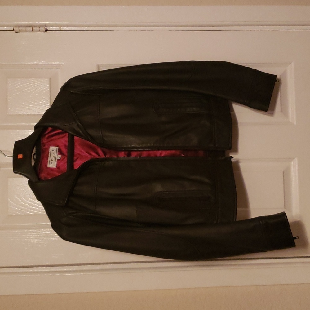Pelle Studio Black Leather Jacket M